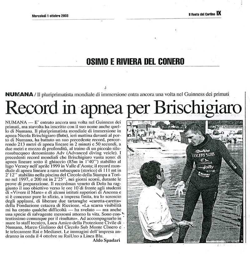 record in ..